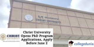 Christ University Opens PhD Program Application, Apply Before June 2!